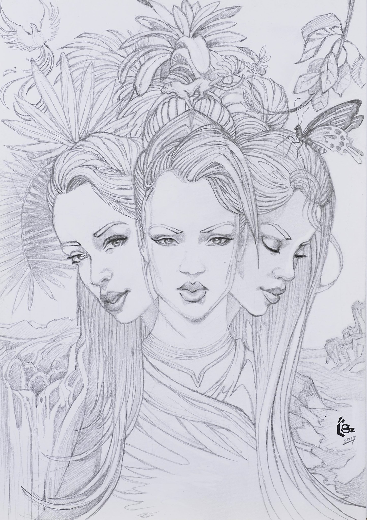 Szymon Ćwikliński Trzy gracje 30 x 20 2017 Szymon Ćwikliński Trzy gracje 30 x 20 2017